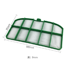 Green White 165*95mm 9mm Cotton Vacuum Cleaner Dust Filter
